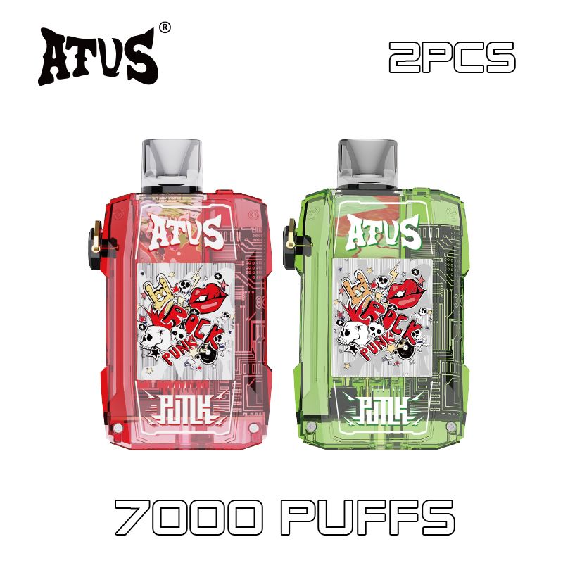 2 Pack ATVS DE012 7000 Puffs Disposable Pod