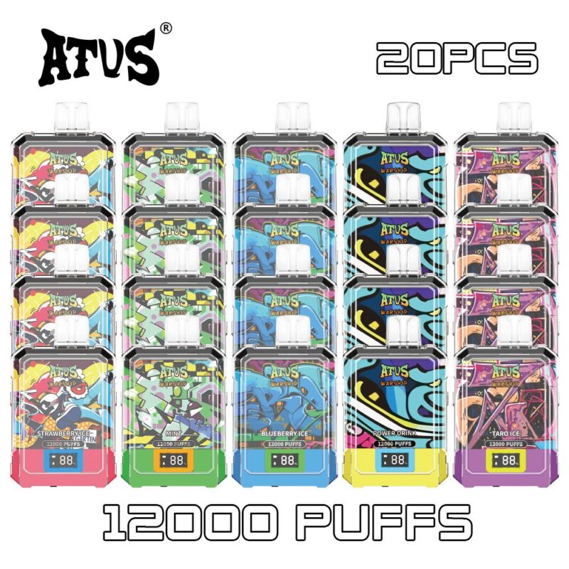 20 Pack ATVS DE013A 12000 Puffs Disposable Vape