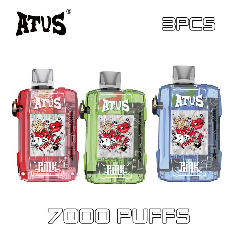 3 Pack ATVS DE012 7000 Puffs Disposable Pod