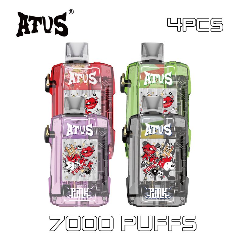 4 Pack ATVS DE012 7000 Puffs Disposable Pod