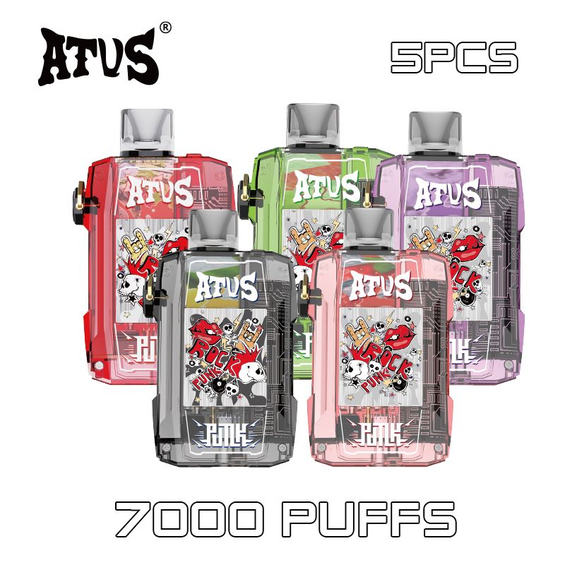 5 Pack ATVS DE012 7000 Puffs Disposable Pod