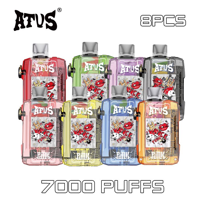 8 Pack ATVS DE012 7000 Puffs Disposable Pod